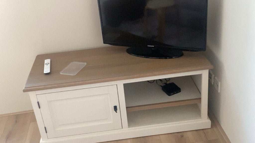 TV meubel, Huis en Inrichting, Ophalen, 100 tot 150 cm, Zo goed als nieuw, Minder dan 100 cm