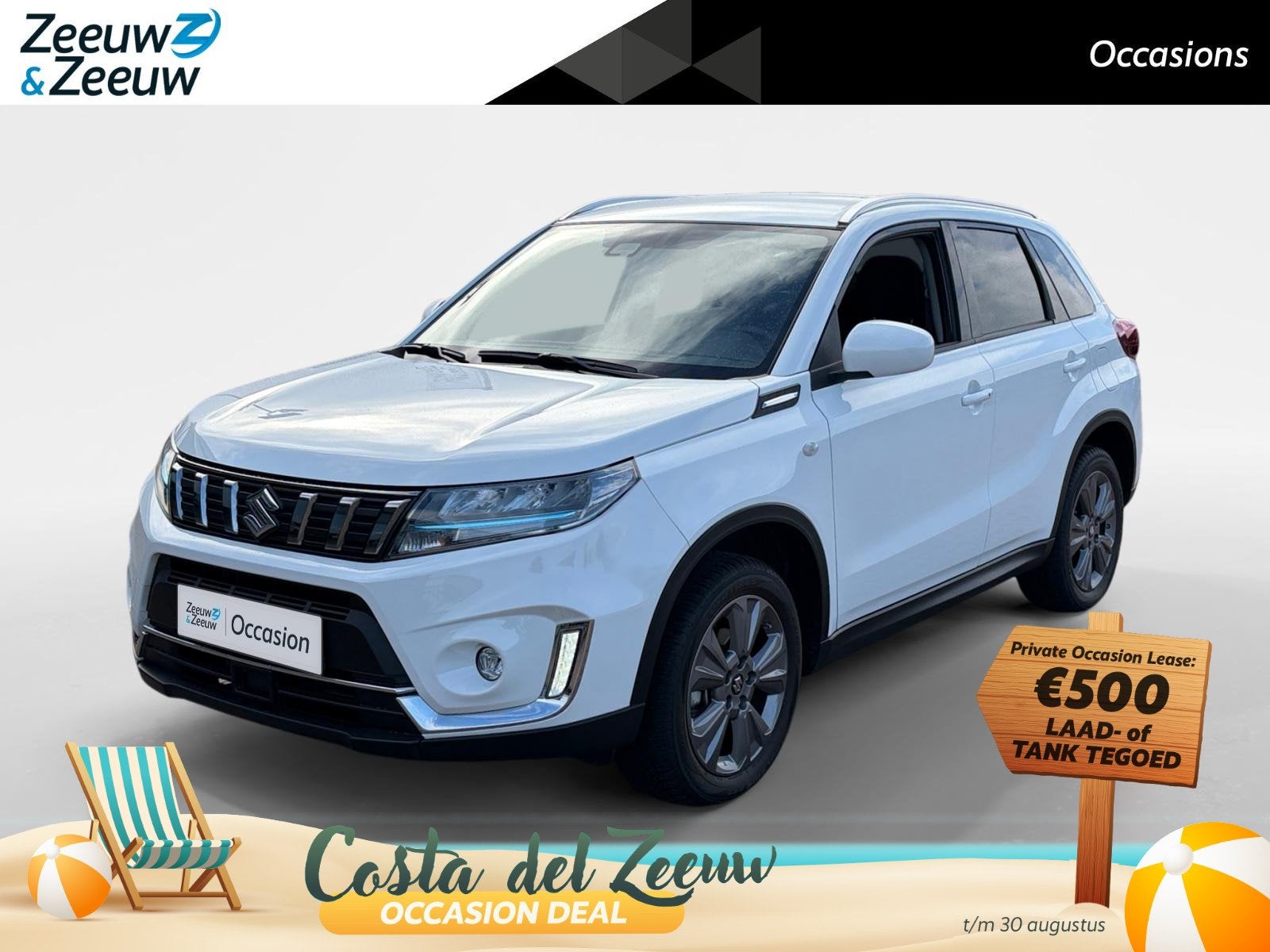 Suzuki Vitara 1.5 Hybrid Style *Automaat*Navi+Camera*Climate, Auto's, Suzuki, Dealer onderhouden, Gebruikt, 4 cilinders, 400 kg