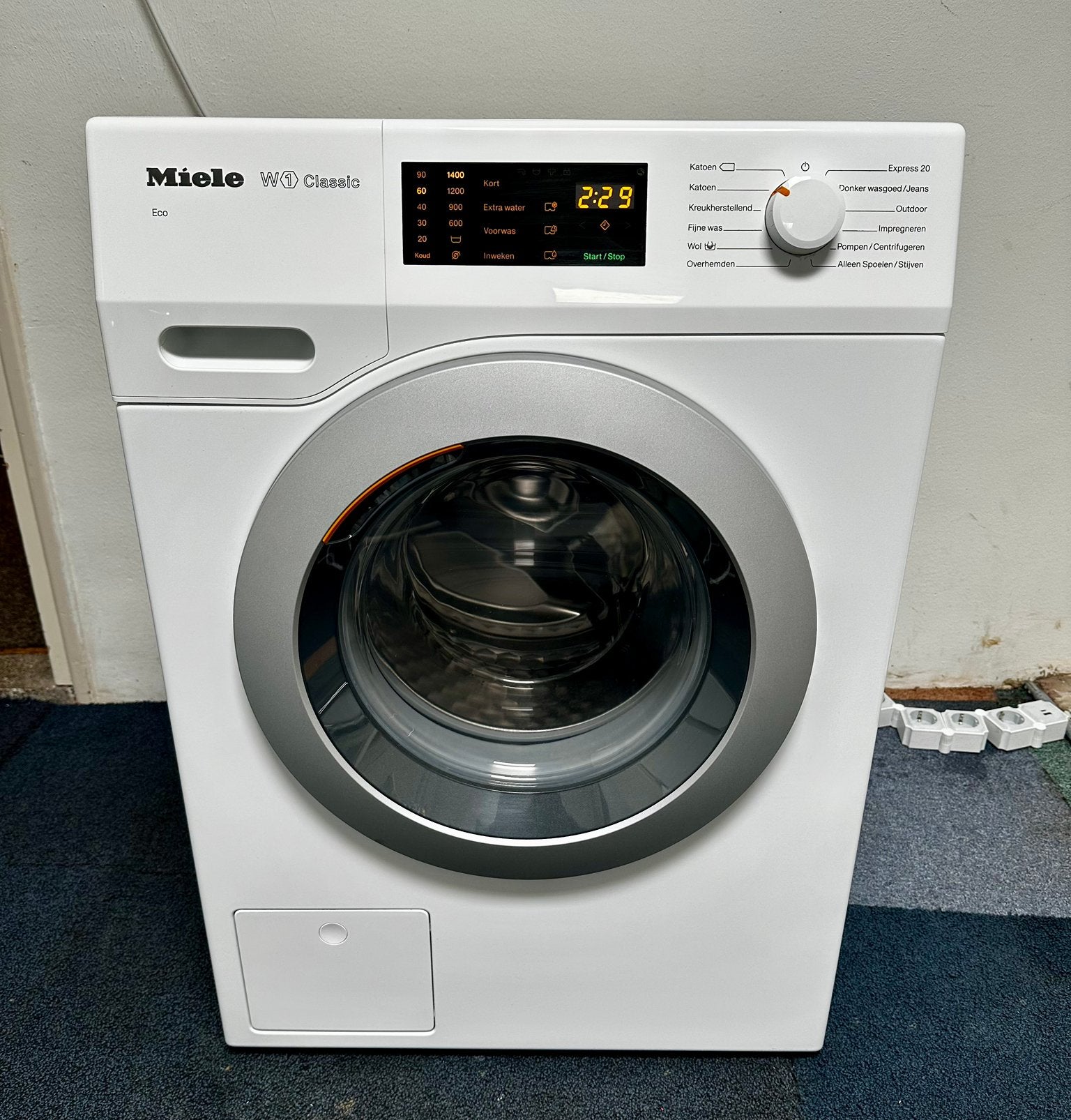 Miele W1 Classic Eco Wasmachine - Zo goed als nieuw, Witgoed en Apparatuur, Wasmachines, 1200 tot 1600 toeren, 8 tot 10 kg, Germany