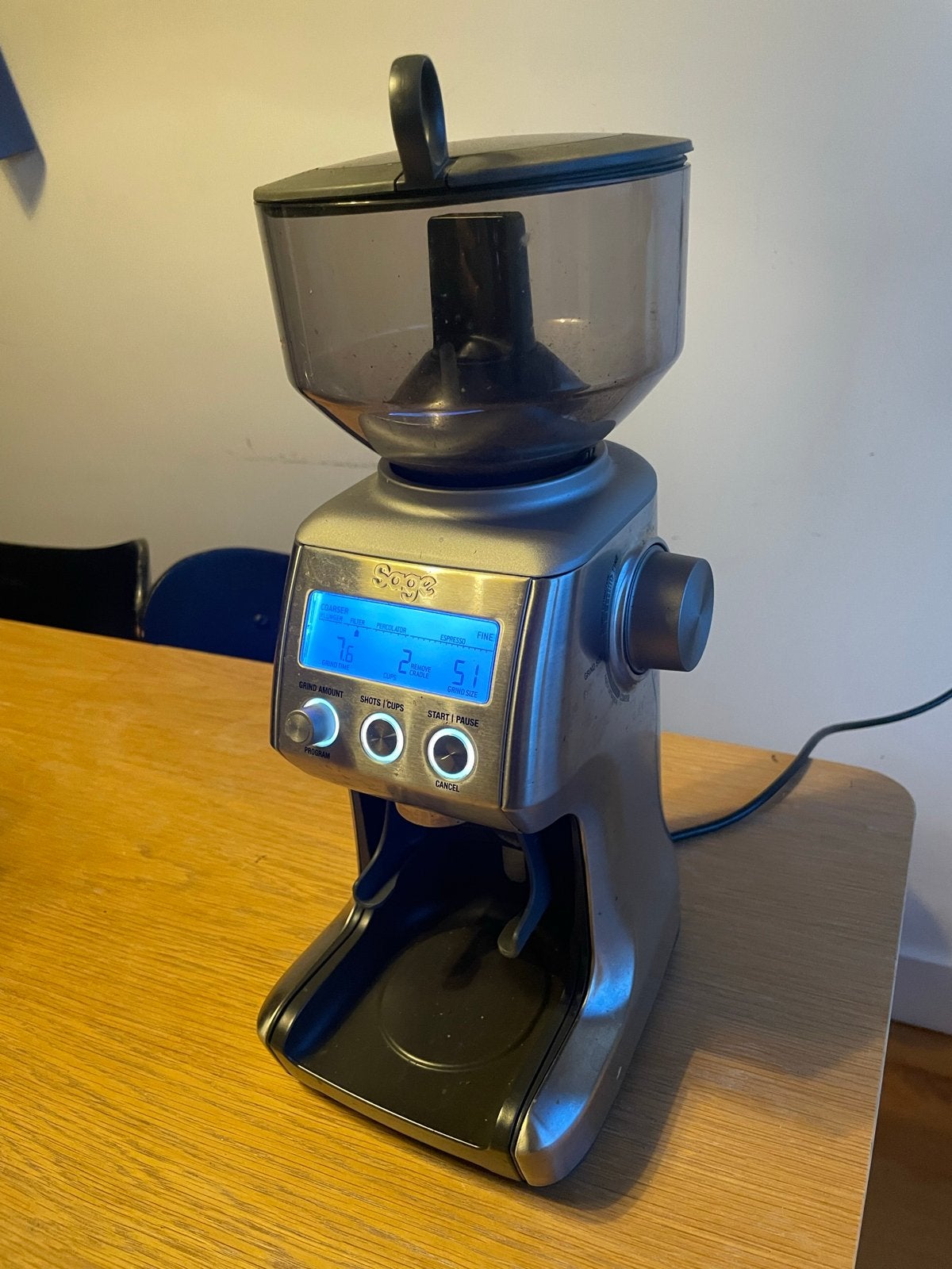 Sage Smart Grinder Pro - Koffiemolen (elektrisch), Ophalen, Zo goed als nieuw, Overige modellen, Koffiebonen