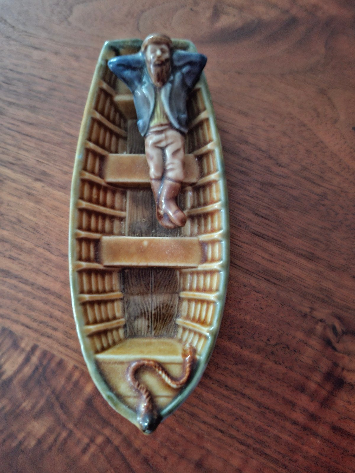 Vintage Wade Porselein Man in Boot Asbak/Schotel, Ophalen of Verzenden