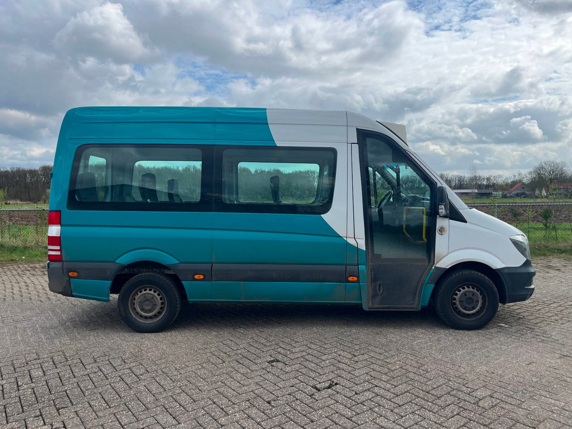 Mercedes-Benz Sprinter 313 2.2 CDI 366 9-personenbus BJ. 201, Auto's, Automaat, Gebruikt, 7 stoelen, Wit