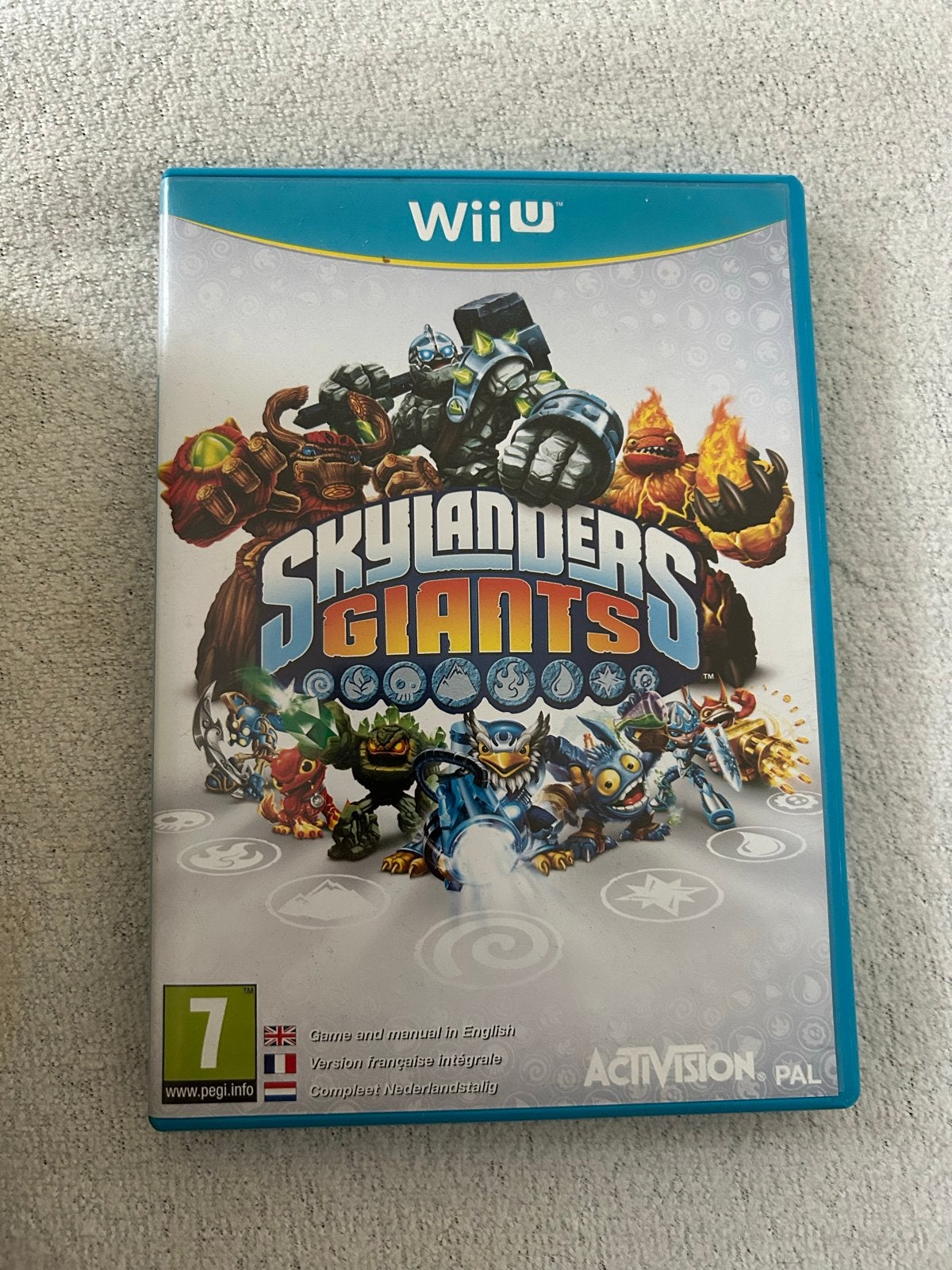 Skylanders Giants Wii U met 7 figuren en kaarten, Avontuur en Actie, 1 speler, Ophalen of Verzenden, Zo goed als nieuw