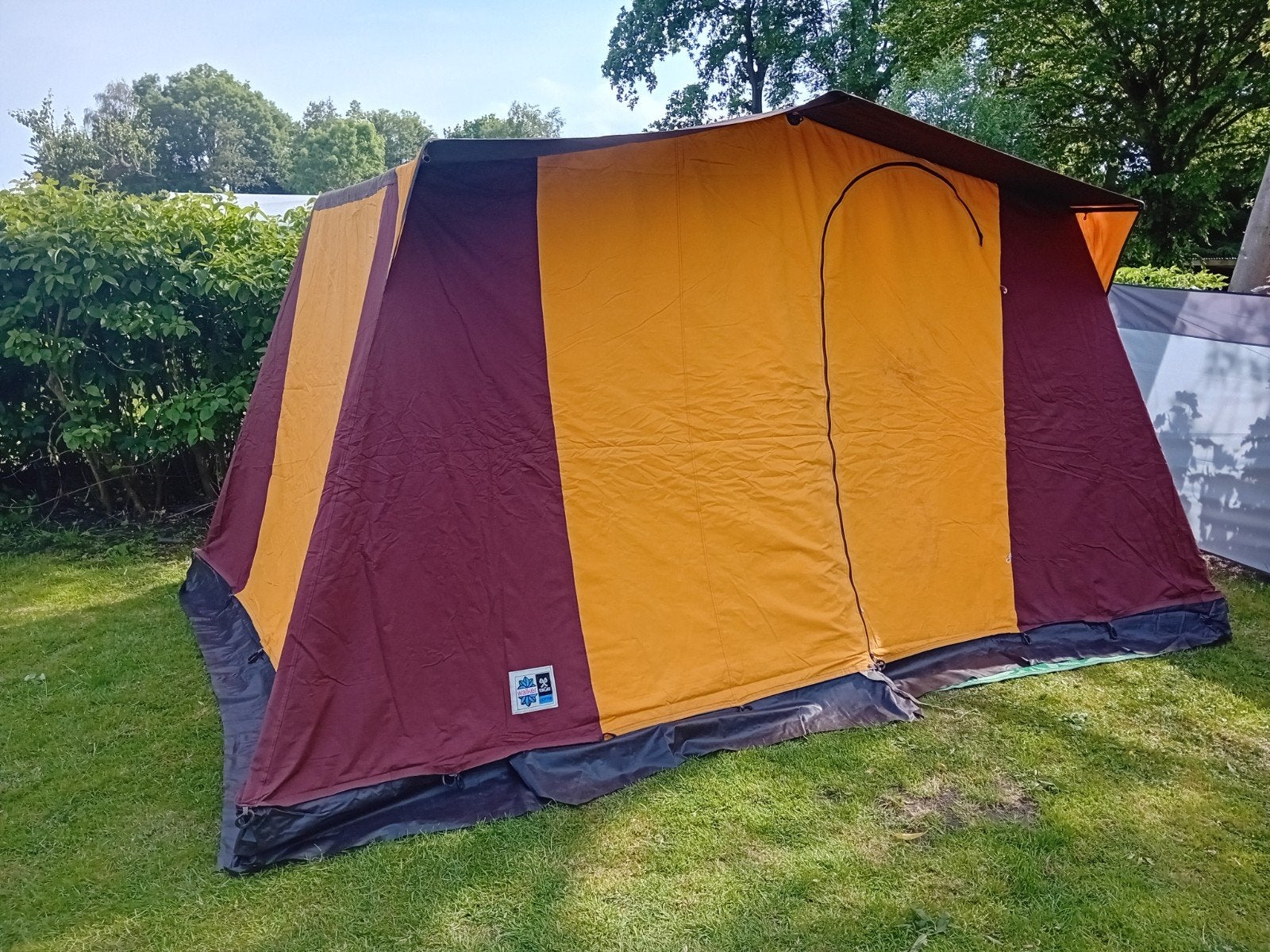 Walker Vintage katoenen tent., Caravans en Kamperen, Tenten, Ophalen, Gebruikt, Tot en met 4