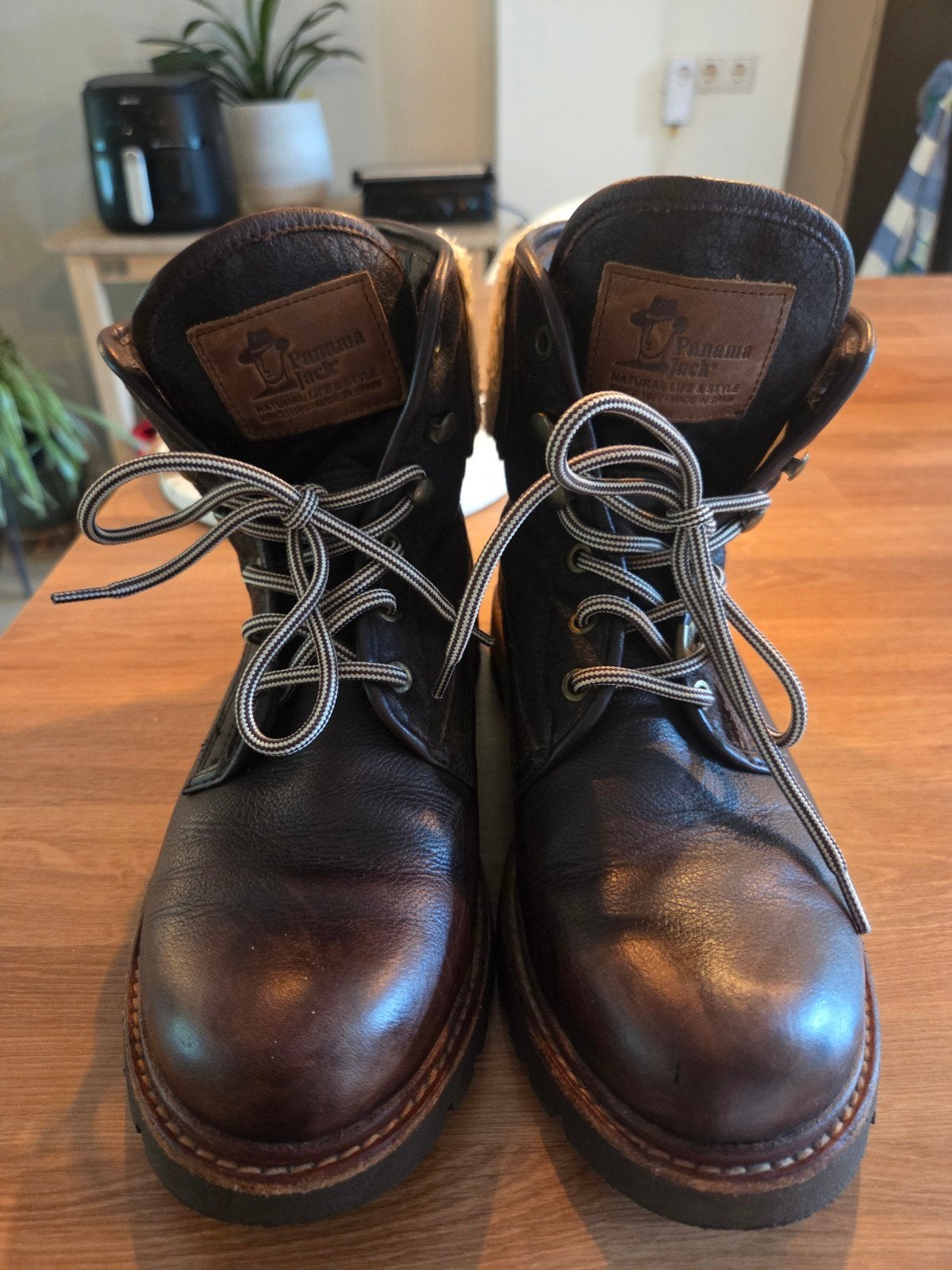 Panama Jack P03 Aviator veterboots - Bruin gevet leer, Bruin, Lage of Enkellaarzen, Ophalen of Verzenden, Panama Jack