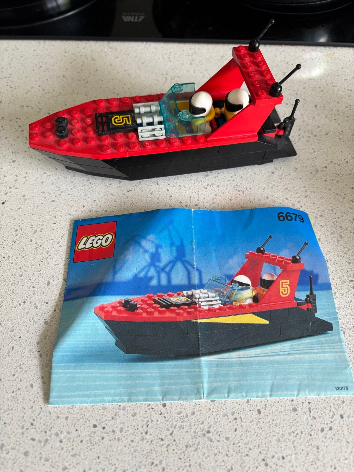 Lego Speedboot 6679 met instructies, Lego, Ophalen of Verzenden, Compleet, Complete set