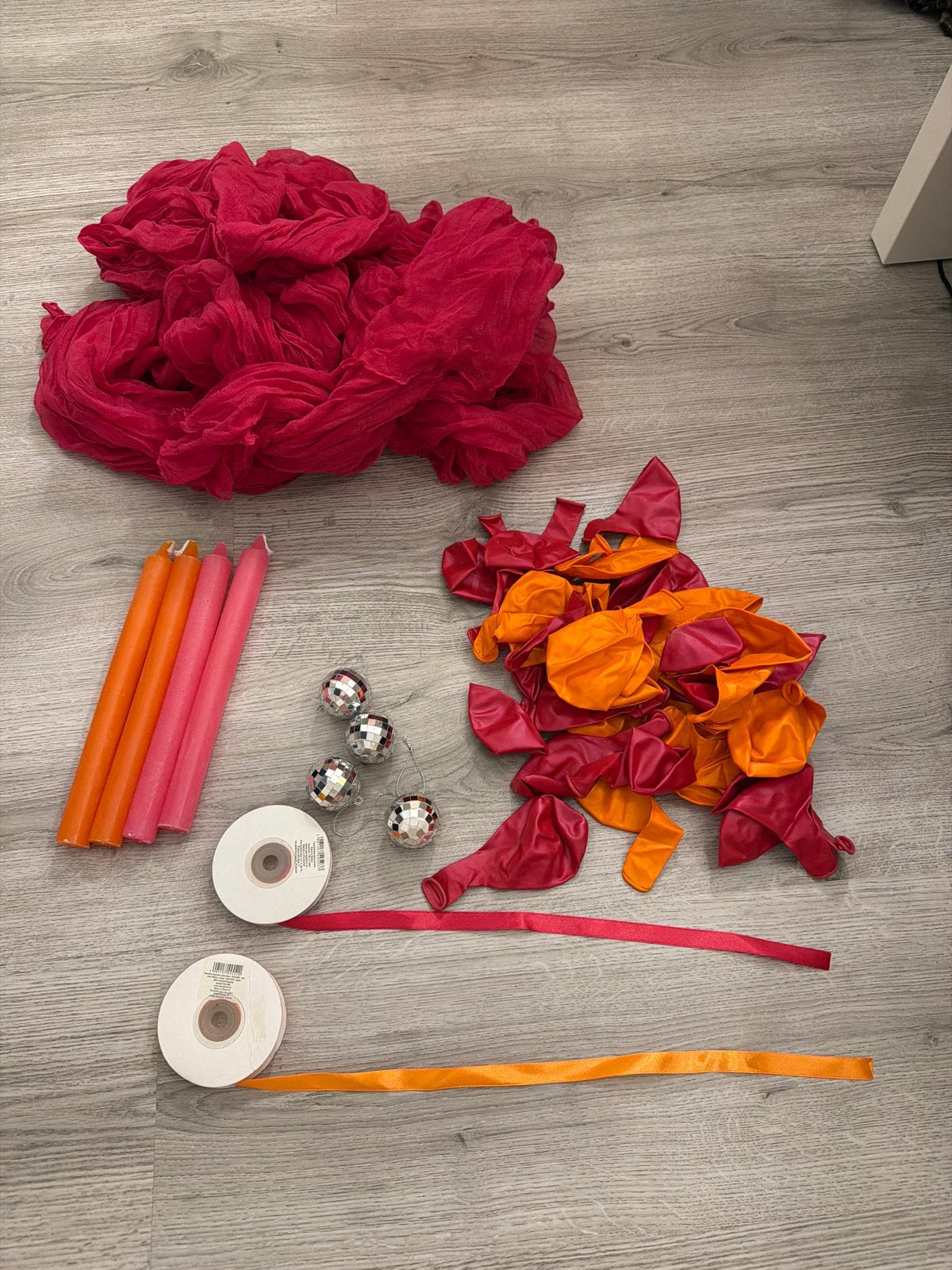 Feestversiering set: ballonnen, linten, kaarsen en meer, Ophalen of Verzenden, Nieuw, Versiering, Verjaardag