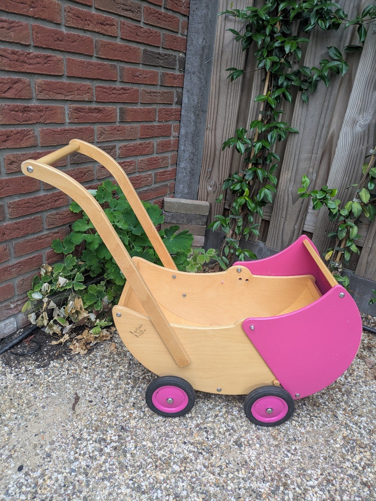 houten kinderwagen poppenwagen, Ophalen