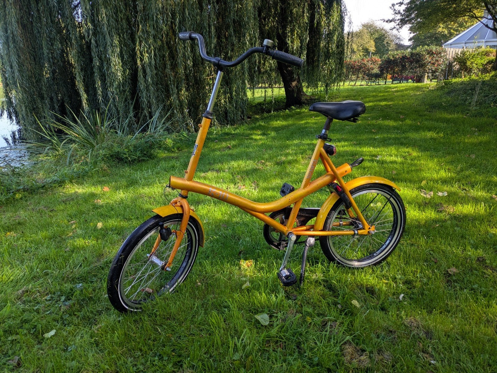 Sparta K-10 compact fiets oranje 20-inch, Ophalen, Terugtraprem, Sparta, (Extra) lage instap