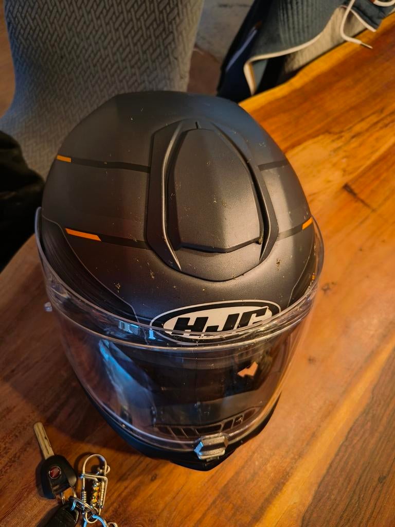 HJC systeemhelm / motorhelm maat S – goede staat, Motoren, Ophalen of Verzenden, Tweedehands, Broek | textiel