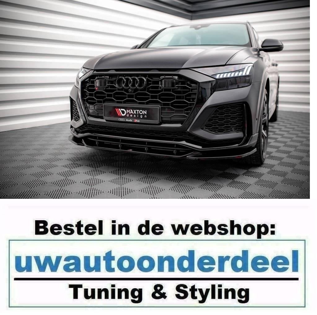 Maxton Design Spoiler Lip Splitter Voor Audi RSQ8, Auto diversen, Tuning en Styling, Verzenden