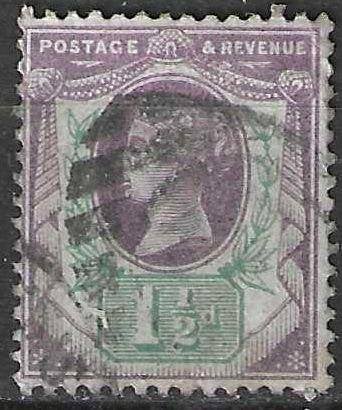 Groot-Brittannie 1887/1900 - Yvert 93 - Victoria (ST), Verzenden, Gestempeld