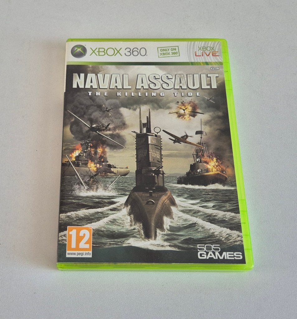 Naval Assault: The Killing Tide Xbox 360 Game Compleet, Spelcomputers en Games, Games | Xbox 360, Avontuur en Actie, Gebruikt