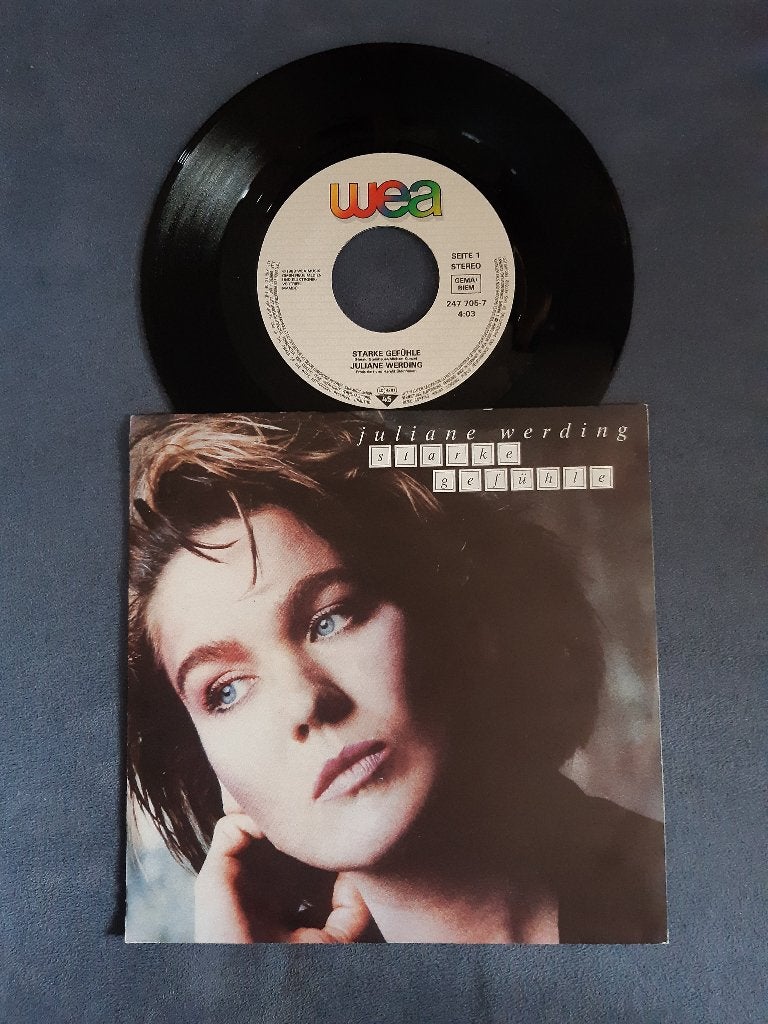 Juliane Werding – Starke Gefühle VG++/VG++, Gebruikt, Wereldmuziek, 7 inch, Ophalen of Verzenden