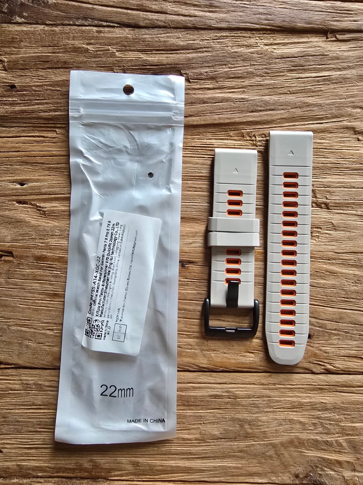 Horlogebandje Garmin 22mm QuickFit (nieuw), Ophalen of Verzenden, Nieuw, Android
