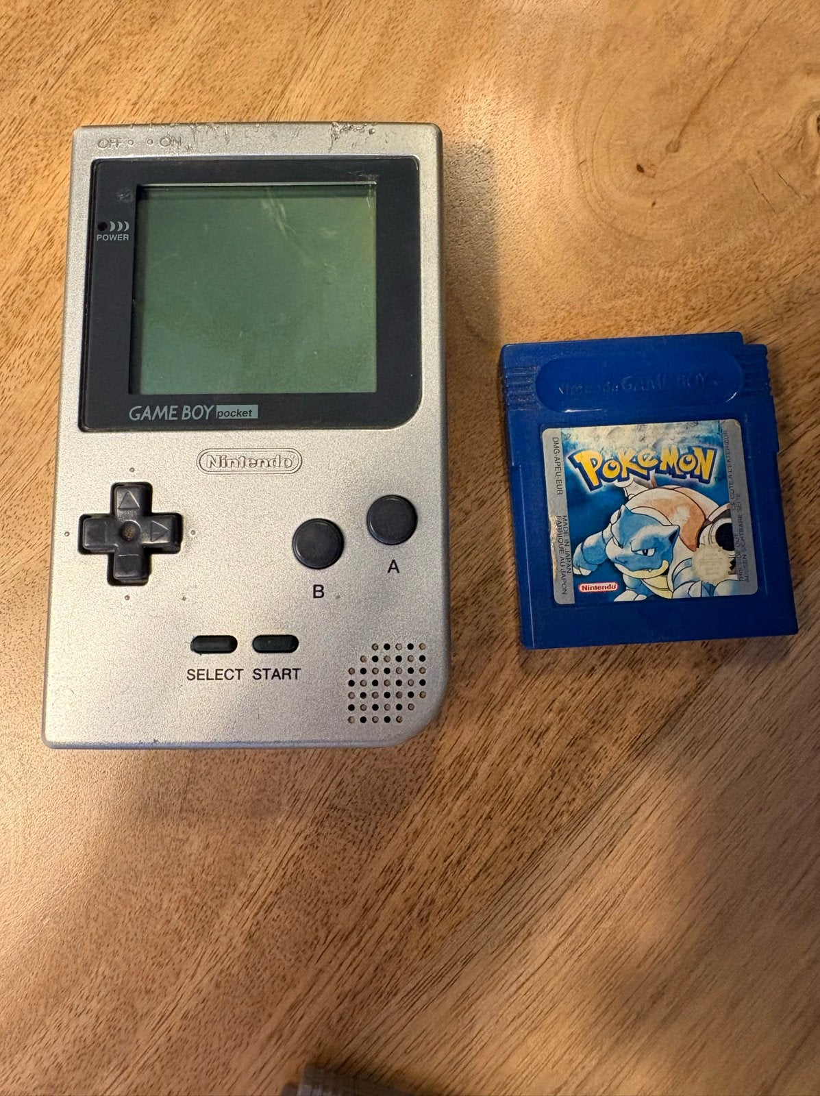 Game Boy Pocket met Pokémon Blue Version, Nintendo, Nintendo, Ophalen of Verzenden, Game Boy Pocket