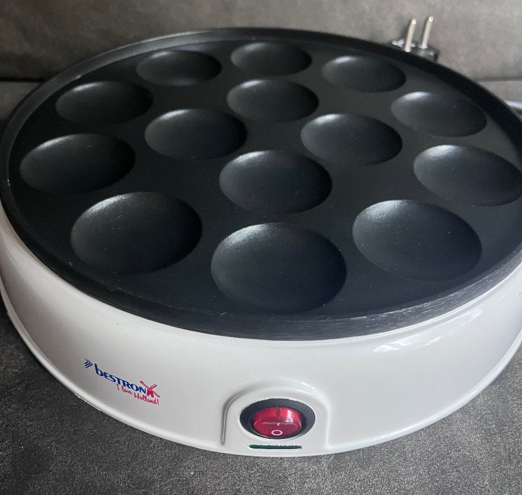 Bestron  Elektrische Poffertjesmaker 800w, Overige materialen, Overige typen, Ophalen of Verzenden, Zo goed als nieuw