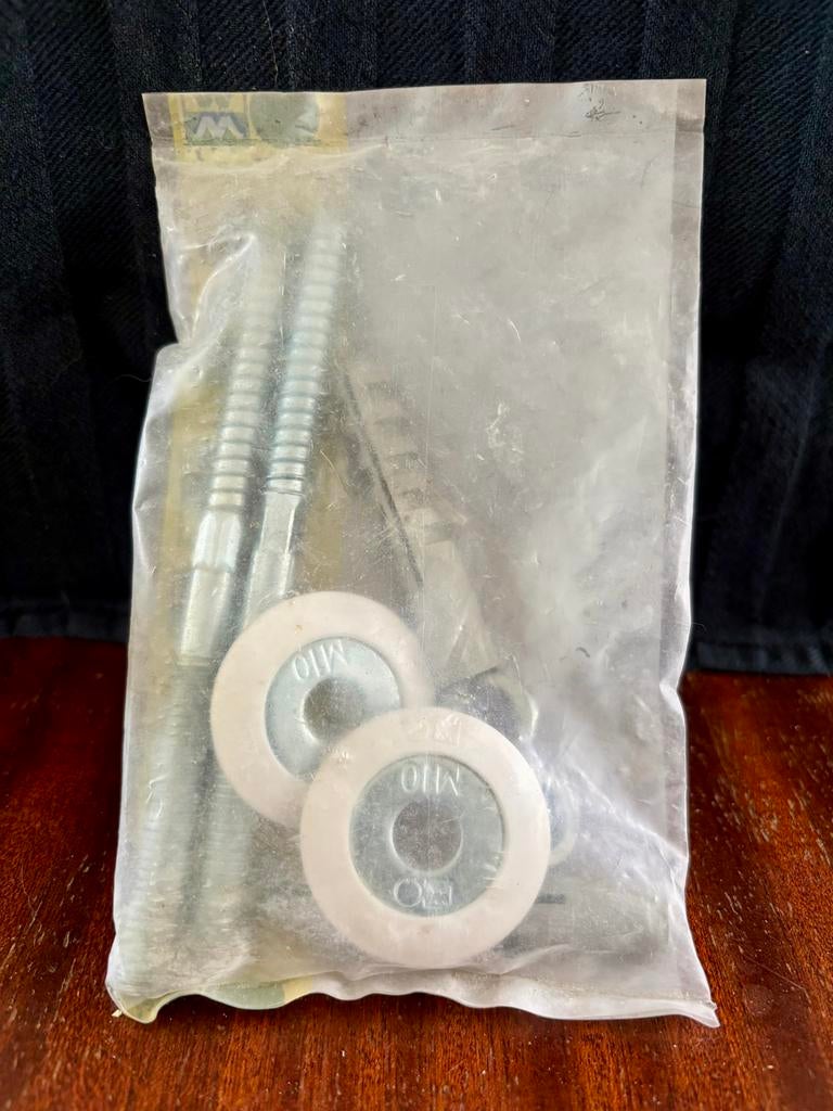 Bevestigingsset M10 bouten en moeren, Ophalen of Verzenden, Nieuw, 50 tot 100 mm, Bouten of Moeren