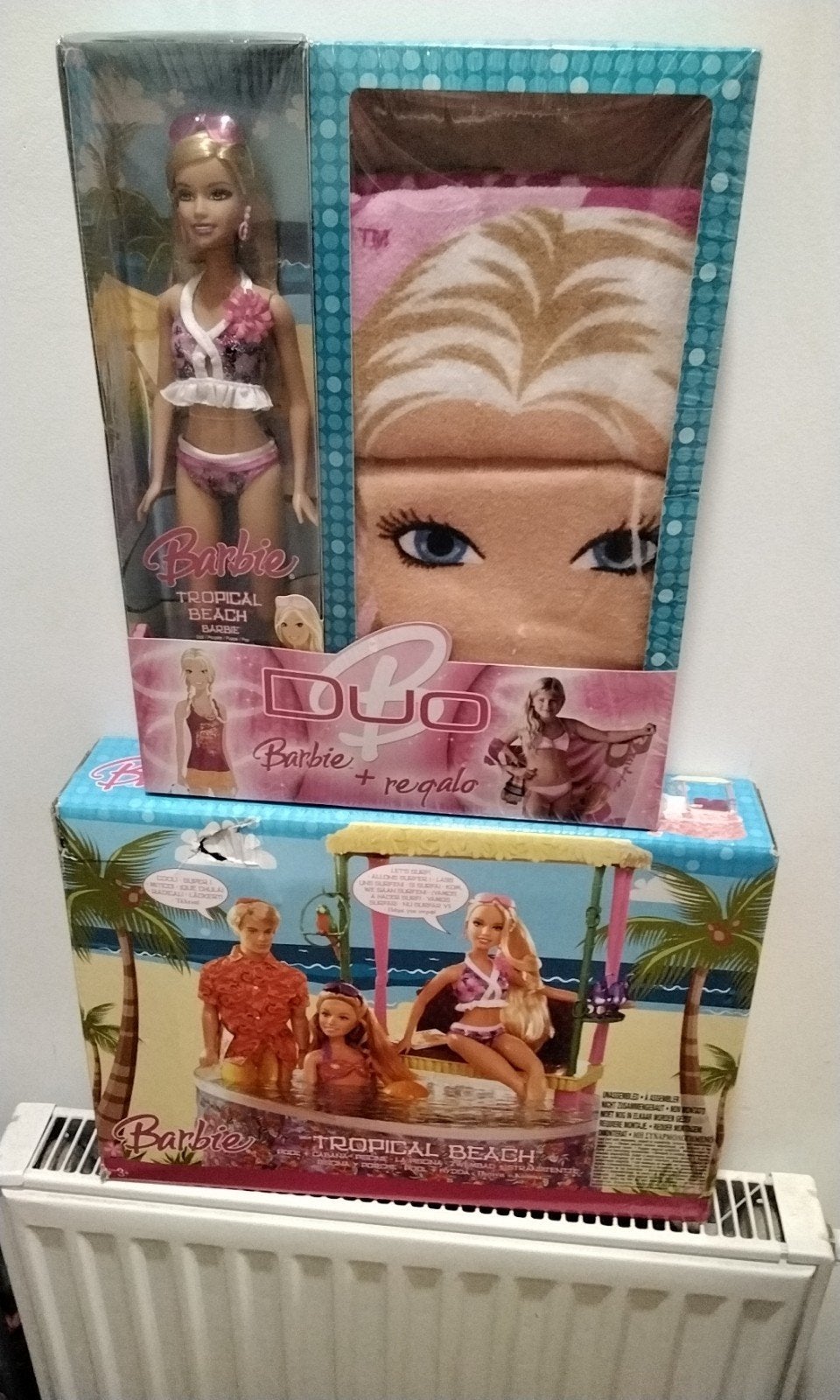Barbie Tropical Beach set met pop en zwembad, Ophalen of Verzenden, Nieuw, Barbie