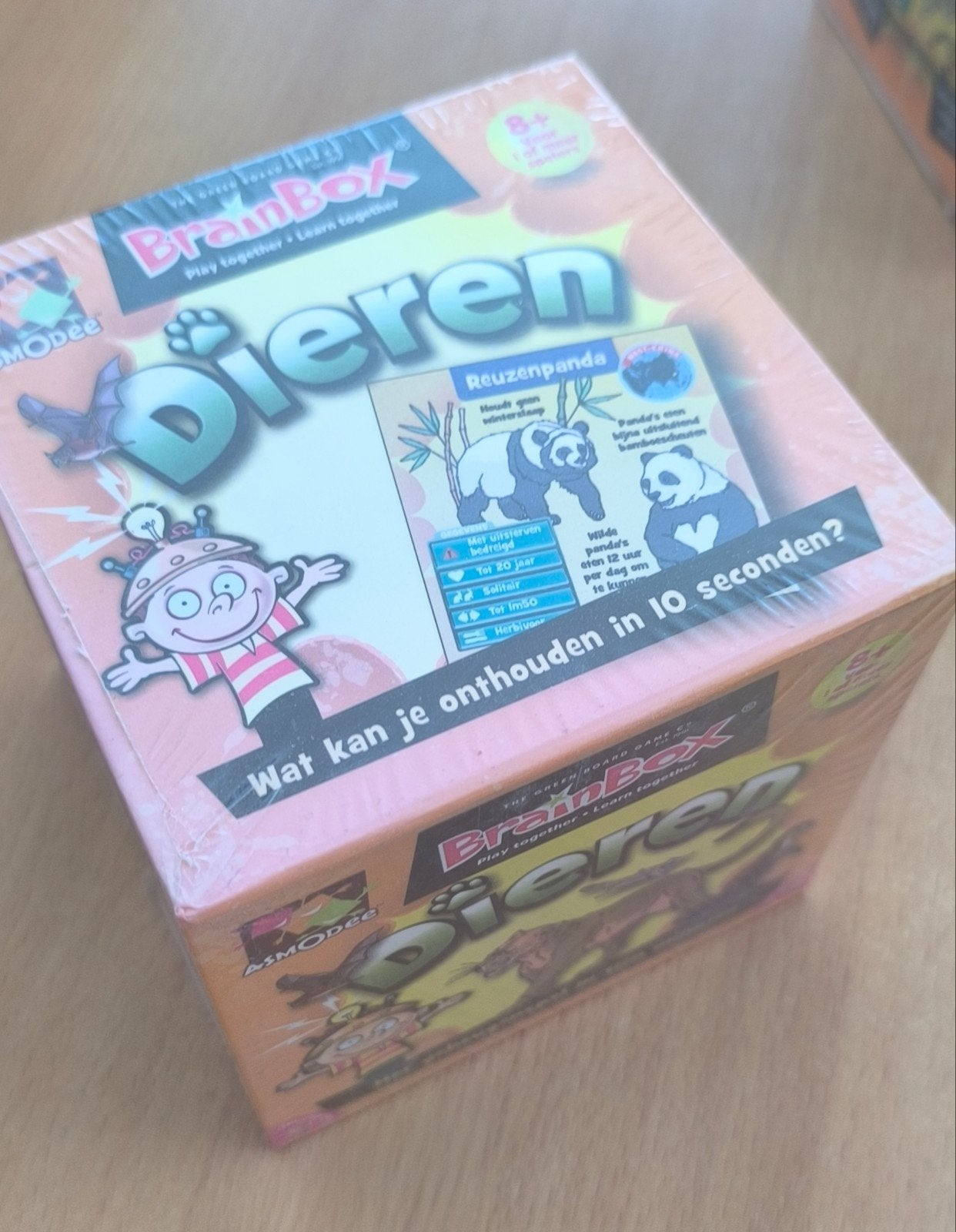 BrainBox Dieren: Leer en speel met wilde dieren!, Hobby en Vrije tijd, Een of twee spelers, Verzenden, Nieuw, The Green Board Game Co.