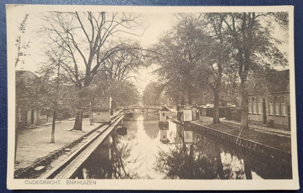 Enkhuizen Oudegracht, Ophalen of Verzenden, Voor 1920, Ongelopen, Noord-Holland