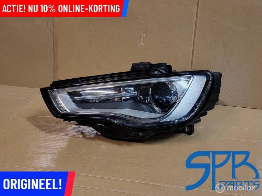 AUDI A3 8V BI-XENON LED KOPLAMP LINKS 2012-2016 LINKER D3S, Gebruikt, AUDI, Audi, Ophalen of Verzenden