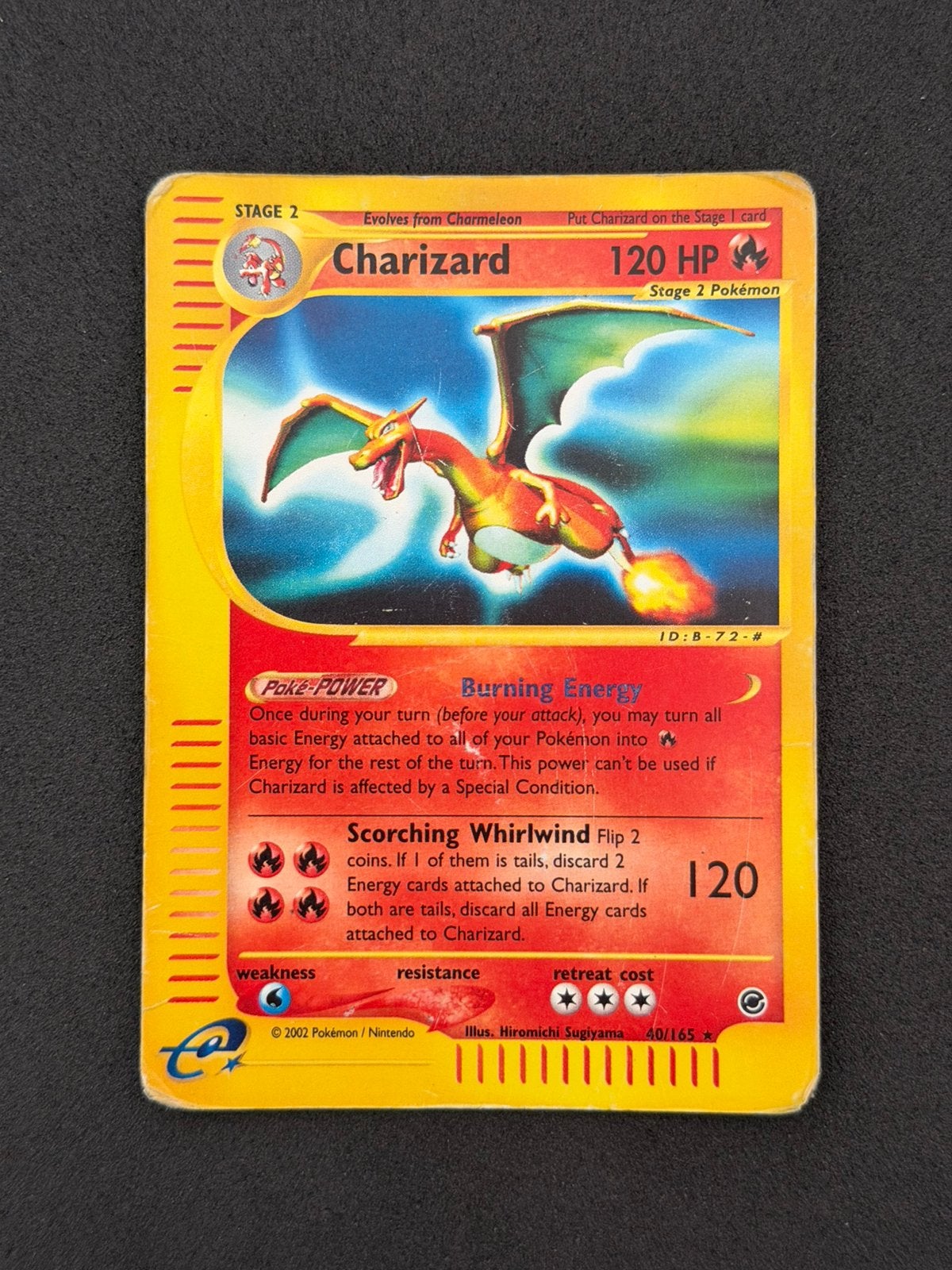 Charizard (EX 40) Expedition Base Set, Ophalen of Verzenden, Zo goed als nieuw