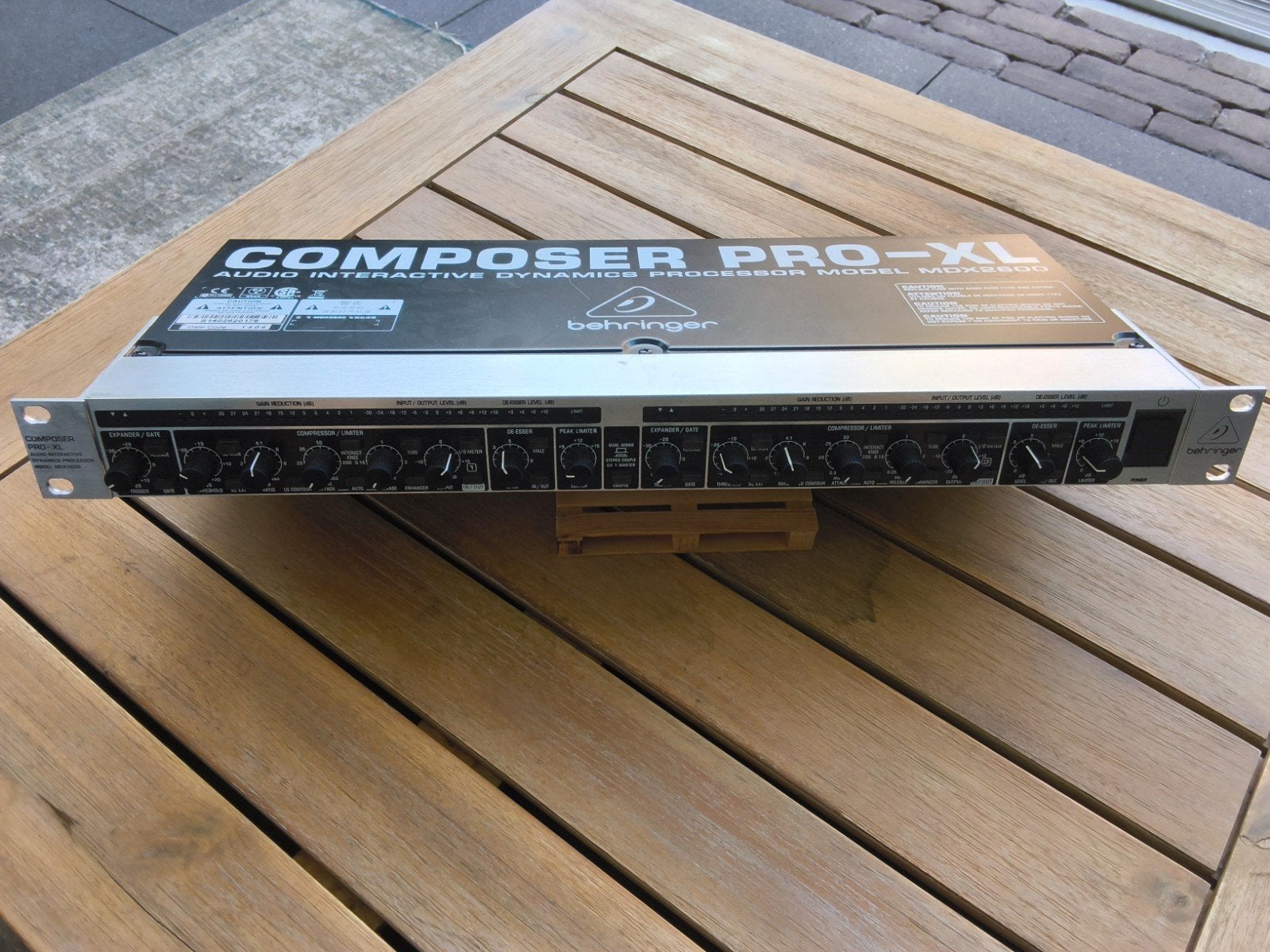 Behringer Composer Pro-XL MDX2600 Compressor/Limiter, Muziek en Instrumenten, Ophalen of Verzenden, Gebruikt, Compressor