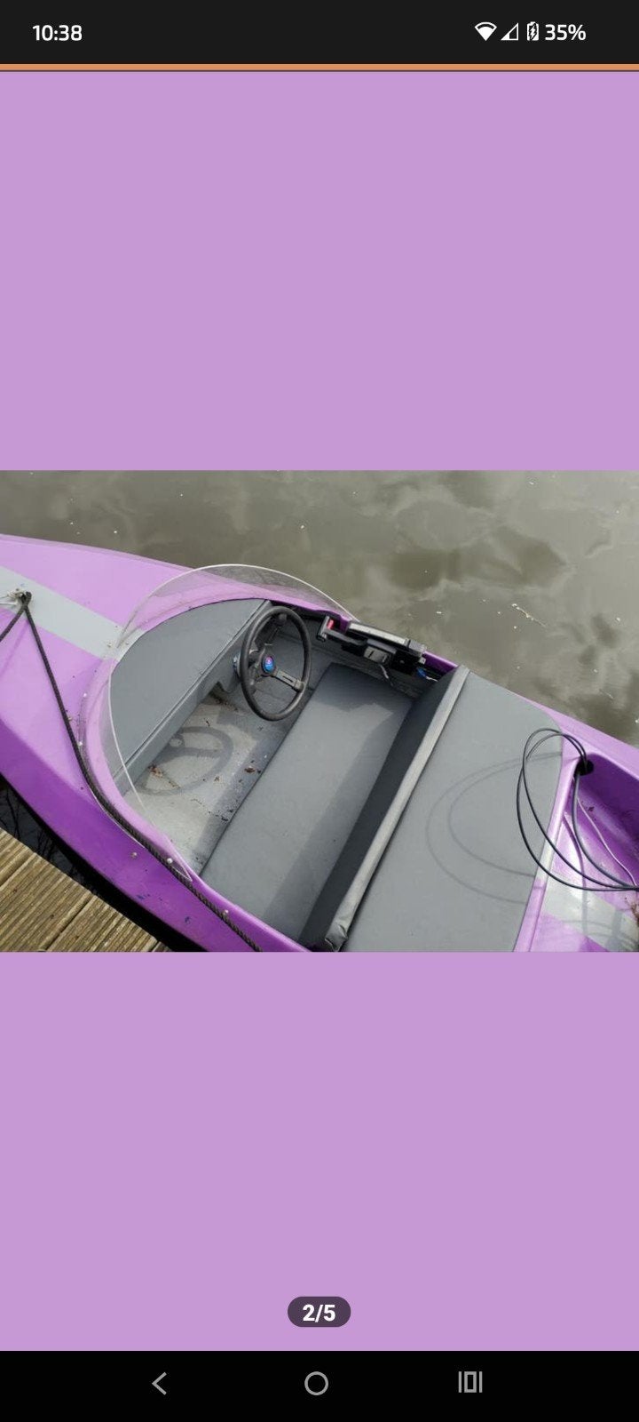 Speedboot 2 personen, Watersport en Boten, Waterski's, Ophalen, Gebruikt, Overige typen