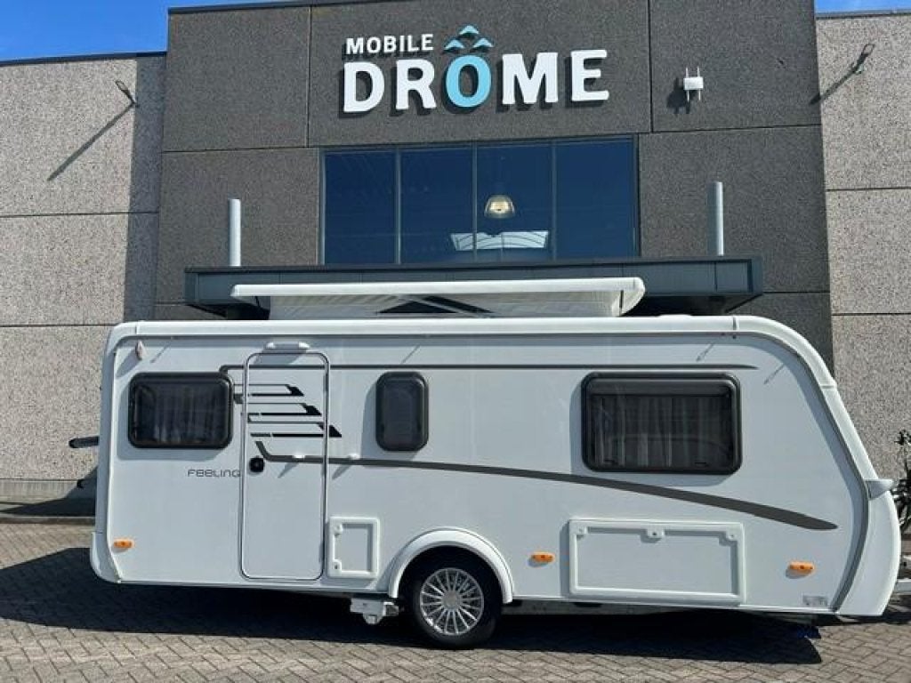 Eriba Feeling 470 MOVER+LUIFEL+FIETSENDRAGE, Caravans en Kamperen, Standaardzit, Schokbreker, Bedrijf, 5 tot 6 meter