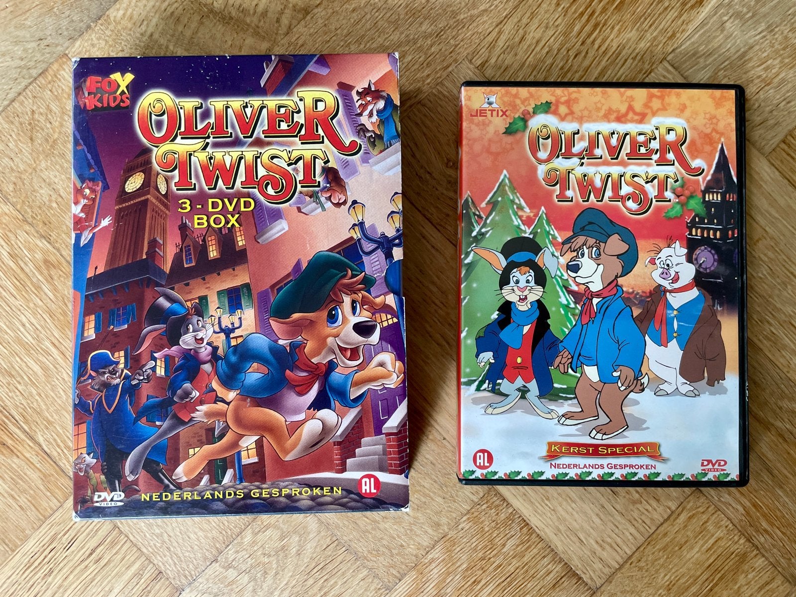Fox Kids: Oliver Twist - Deel 1 t/m 3 + Kerstspecial op DVD, Cd's en Dvd's, Dvd's | Tekenfilms en Animatie, Europees, Tekenfilm