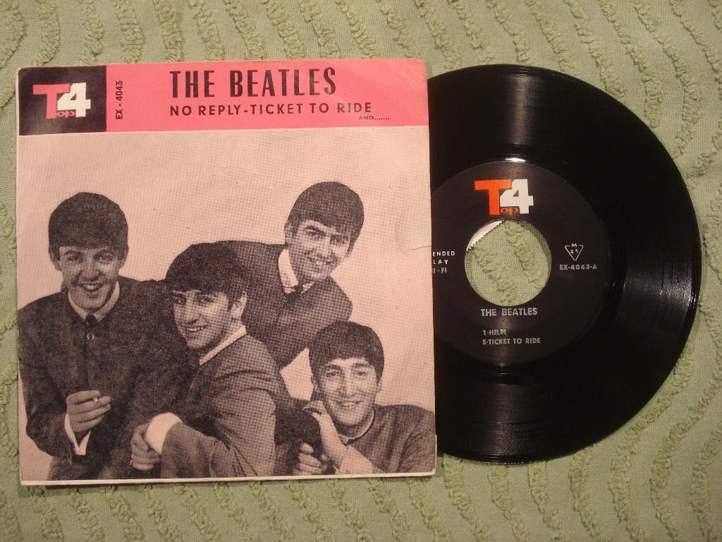 The Beatles 7" Vinyl EP: ‘Help! / Ticket to ride’ (Iran) 2, Cd's en Dvd's, Vinyl Singles, Gebruikt, 7 inch, Ophalen of Verzenden