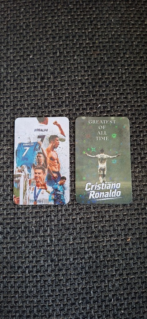 Diverse trading cards Cristiano Ronaldo # Real / Man Utd (3), Ophalen of Verzenden, Nieuw, Buitenlandse clubs, Spelerskaart