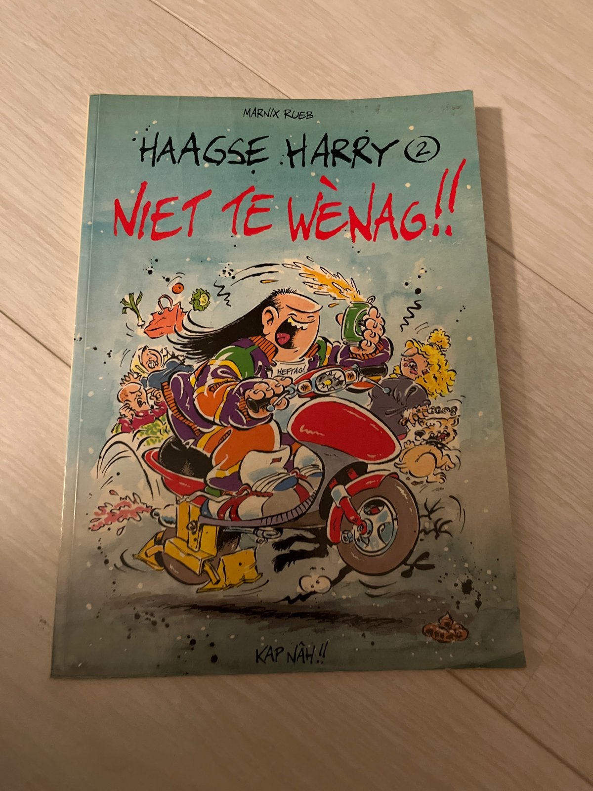 Haagse Harry 2: Niet te Wènag!! - Marnix Rueb, Eén stripboek, Ophalen of Verzenden, Gelezen