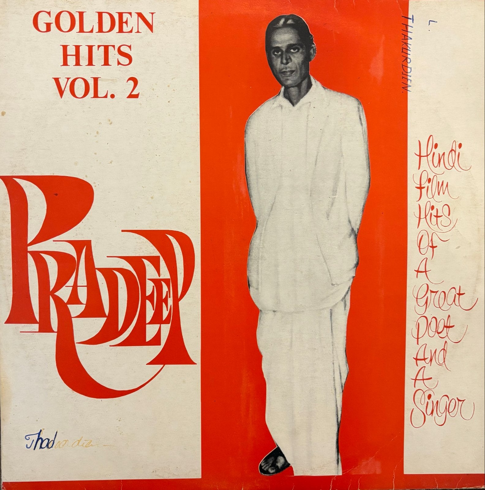 Pardeep - Golden Hits Vol. 2 (Hindi Film Hits) LP, Cd's en Dvd's, Verzenden, Gebruikt, 12 inch, LP