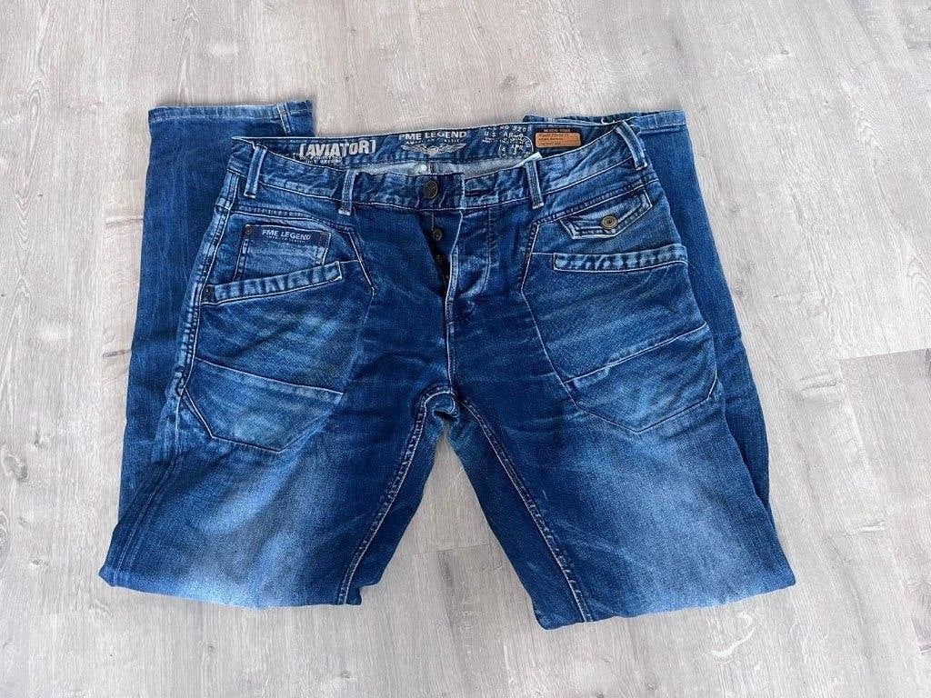PME Jeans Aviator 33/32, Kleding | Heren, Spijkerbroeken en Jeans, PME LEGEND, Blauw, Overige jeansmaten, Ophalen of Verzenden