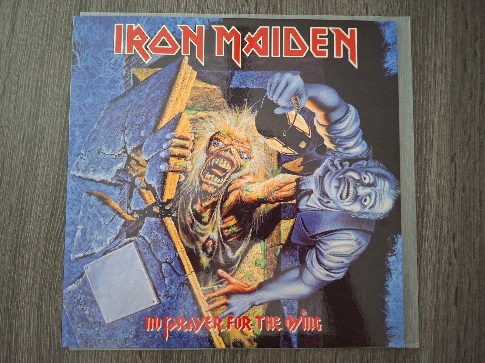 Iron Maiden- Np prayer for the dying lp, Ophalen of Verzenden, Zo goed als nieuw