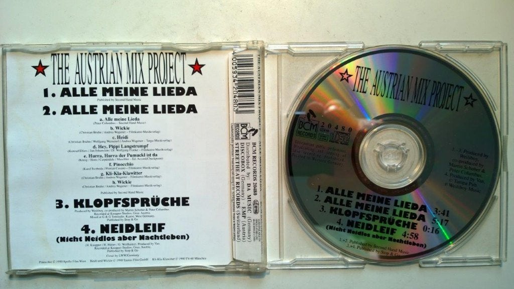 The Austrian Mix Project - Alle Meine Lieda, Ophalen of Verzenden, Zo goed als nieuw, Pop