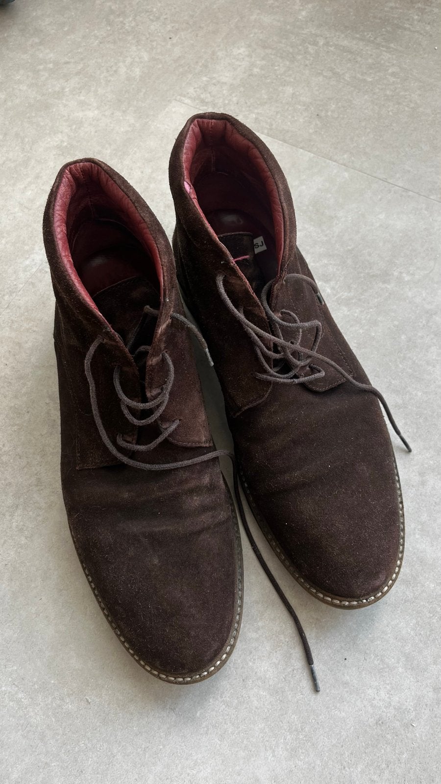 Giuseppe Maurizio Herenschoenen Maat 45 Echt Leer, Ophalen of Verzenden, Gedragen, Bruin, Boots