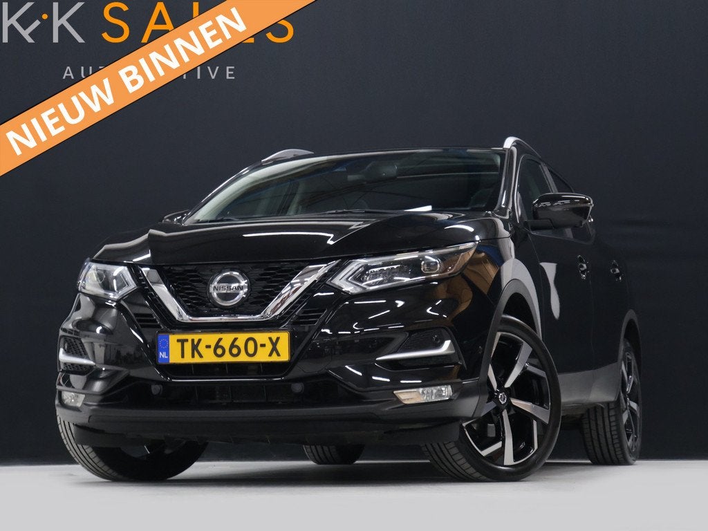 Nissan QASHQAI 1.2 Tekna [TREKHAAK, 360° CAMERA, PDC, CRUIS, Gebruikt, 4 cilinders, 116 pk, Zwart