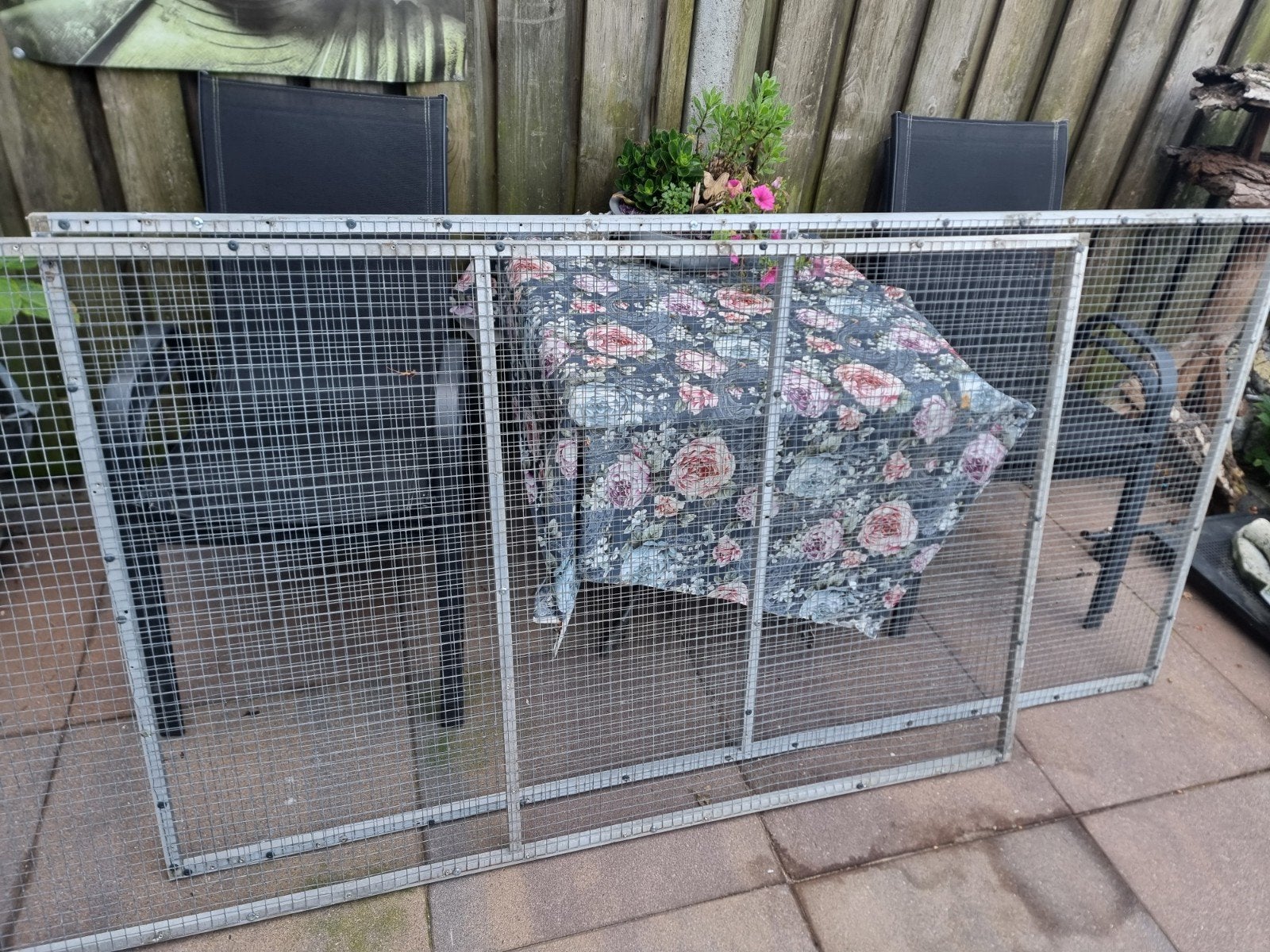 voliere aluminium gaaspanelen, Ophalen of Verzenden, Gebruikt, Aluminium, Volière
