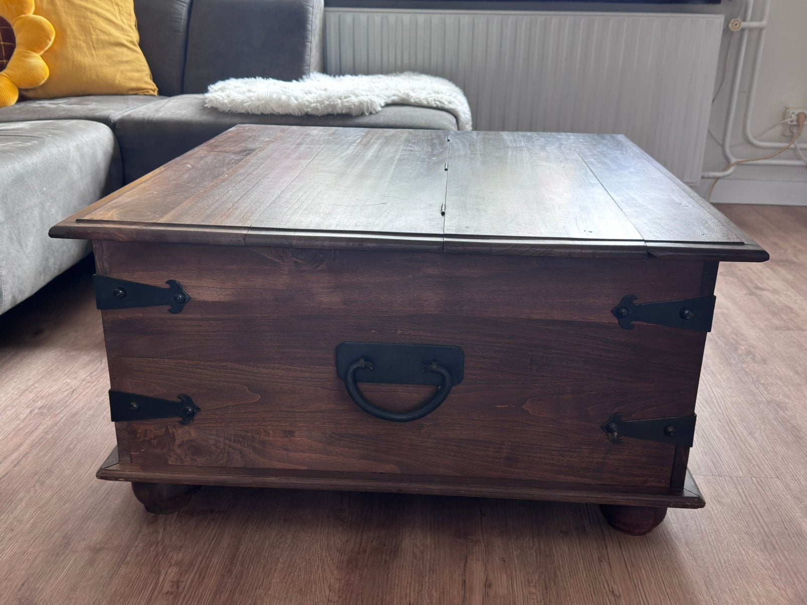 Dekenkist tafel salontafel, Huis en Inrichting, Ophalen, Gebruikt, 50 tot 100 cm, 75 tot 100 cm