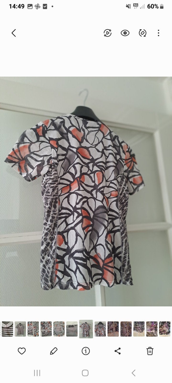 Gerry weber blousje ( 40) izgs., Ophalen of Verzenden, Zo goed als nieuw, Maat 38/40 (M), Zwart