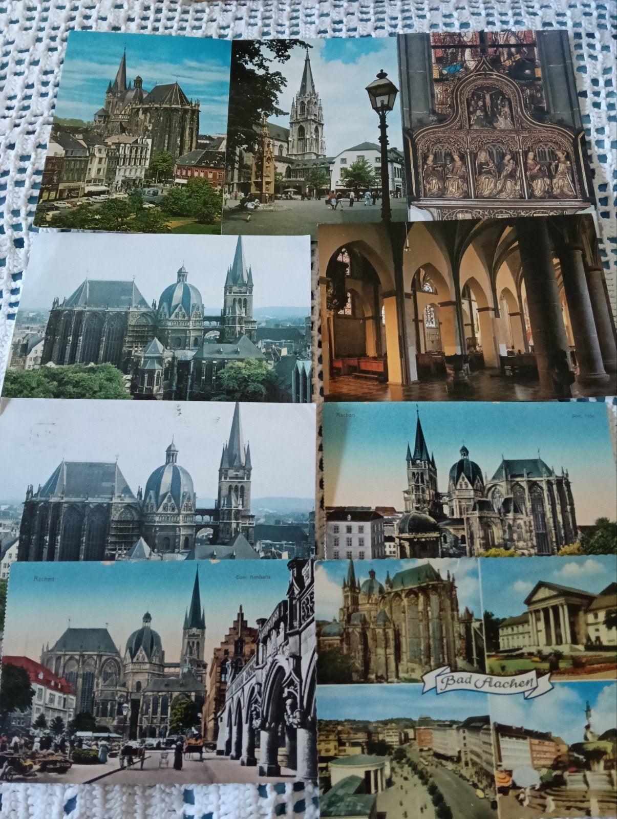 Set van 11 oude ansichtkaarten Aken (Aachen), Ophalen of Verzenden, Duitsland