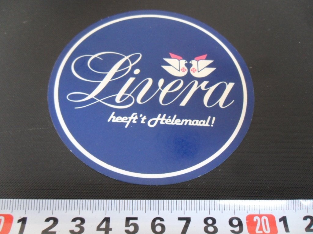 sticker  Livera heeft 't Hélemaal ! *, Ophalen, Zo goed als nieuw