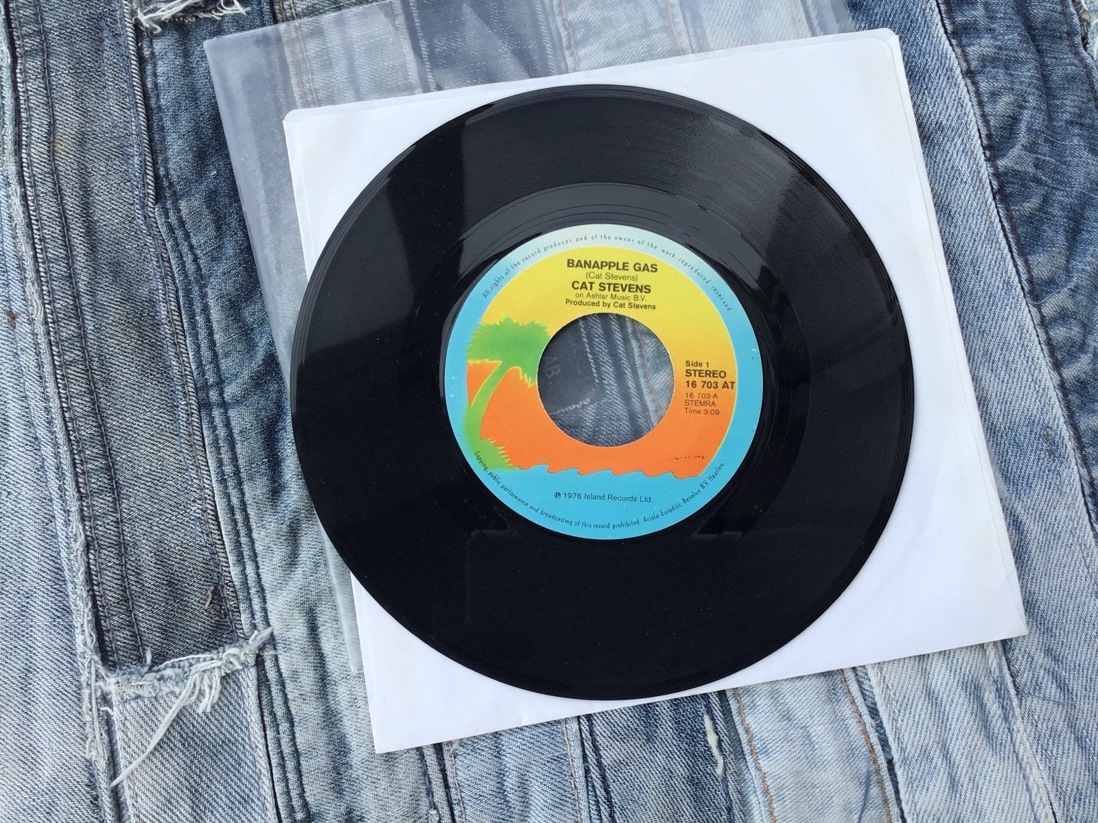 Cat Stevens - Banapple Gas 7 inch single (1974), Gebruikt, 7 inch, Ophalen of Verzenden, Pop