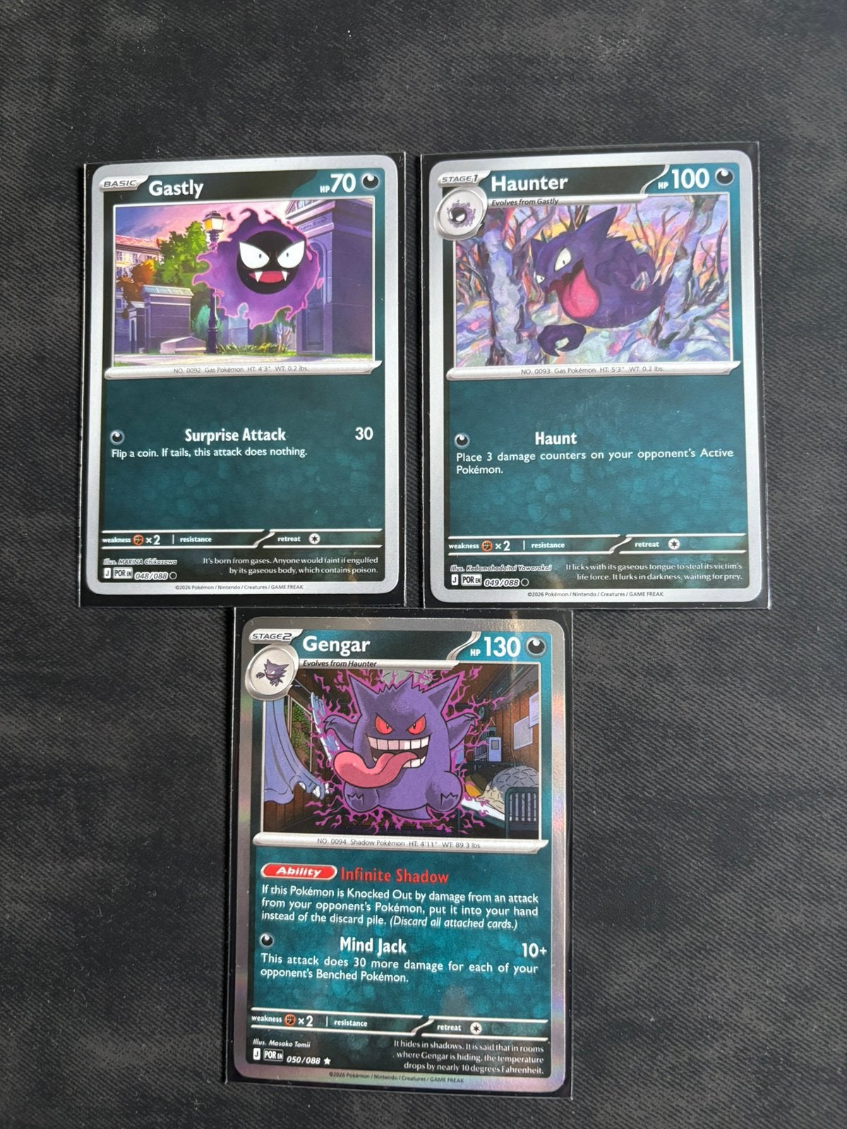 Gengar evolution line, Ophalen of Verzenden, Zo goed als nieuw