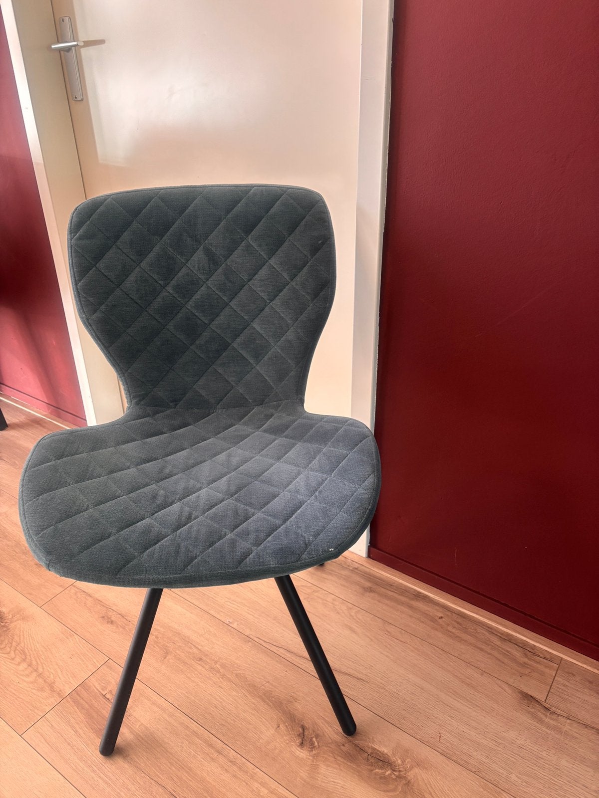 Eetkamer stoel 2x, Huis en Inrichting, Ophalen, Twee, Overige kleuren, Zo goed als nieuw