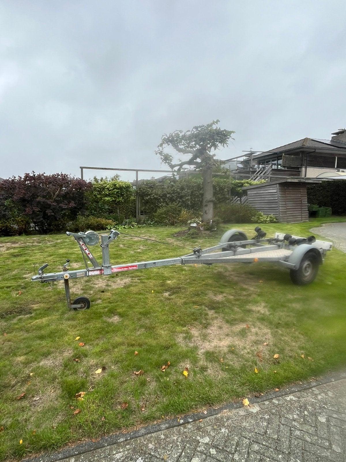 Heku kanteltrailer en een Linder 440 sportvisboot met bb mot, Watersport en Boten, Ophalen of Verzenden, Zo goed als nieuw, Minder dan 6 meter