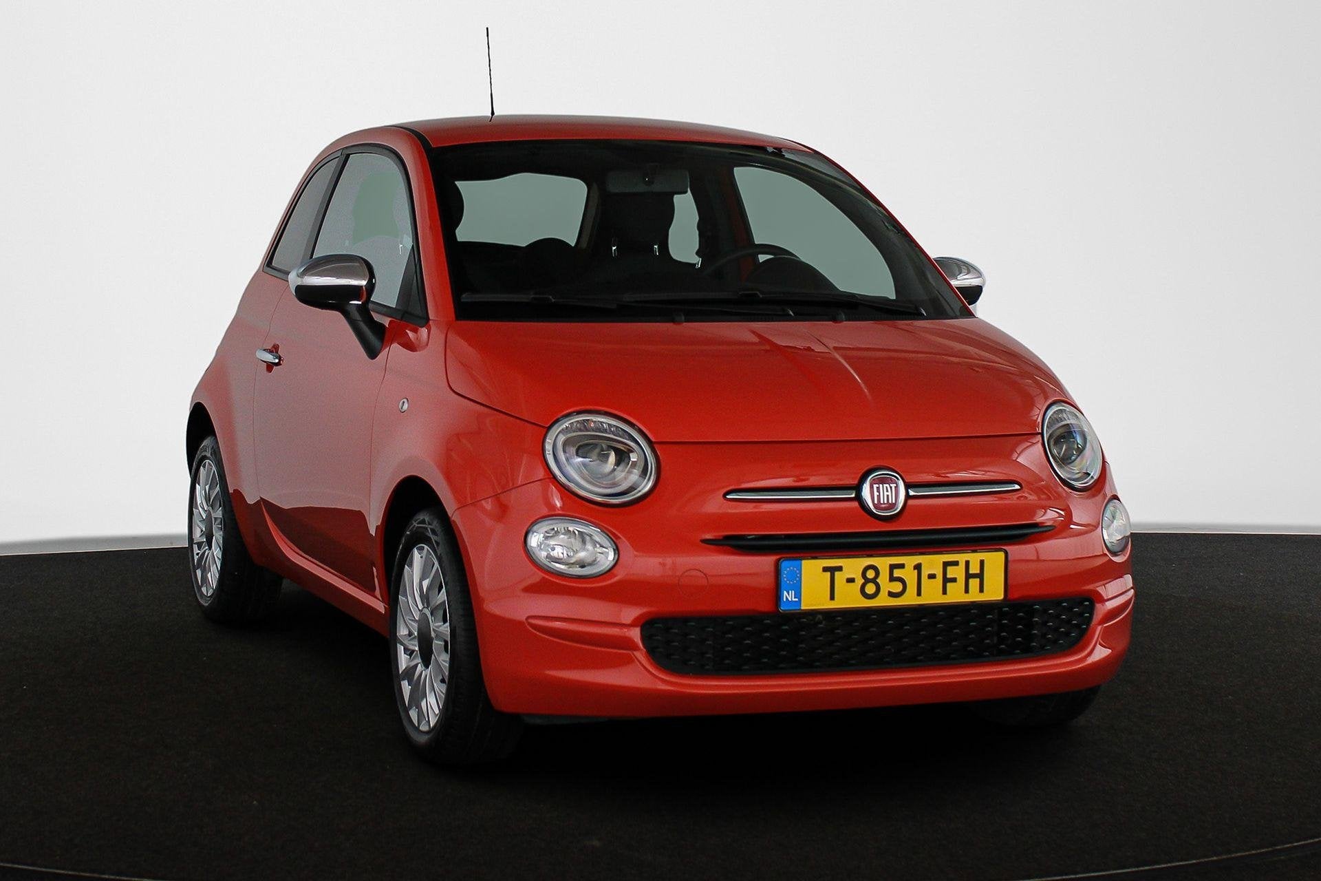 Fiat 500 1.0 Hybrid Navigatie Climate Control Apple CarPlay, Auto's, Voorwielaandrijving, Stof, Euro 6, 4 stoelen